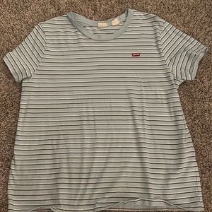 Kids XL Levi blue striped T-shirt